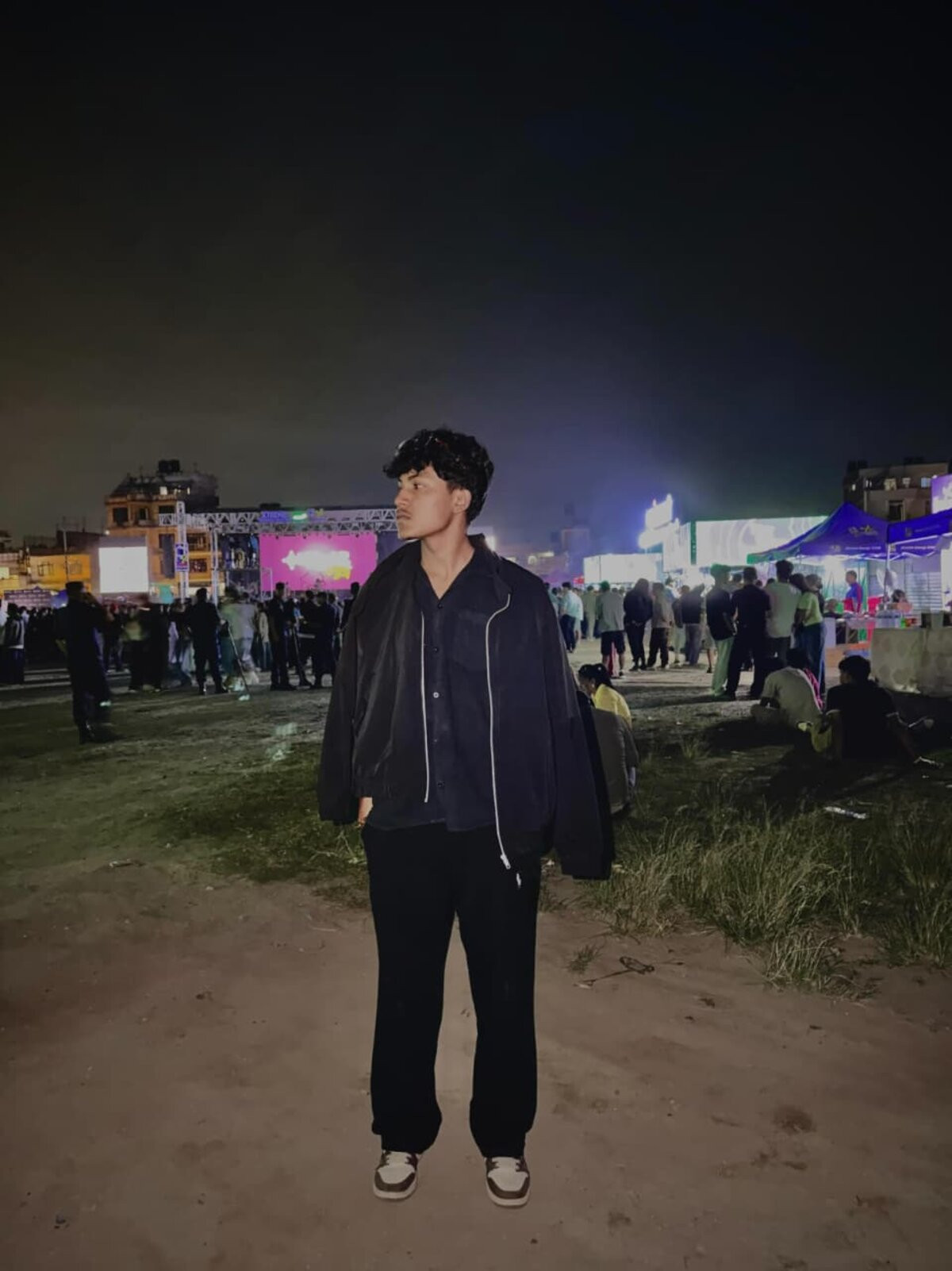 Sudip Bishwokarma at night